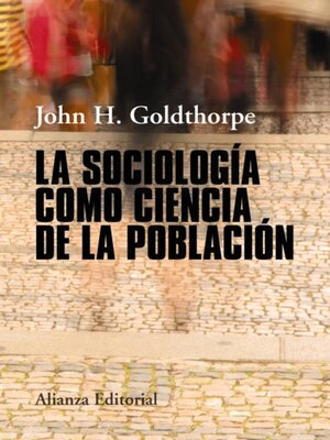 cover image of La sociología como ciencia de la población